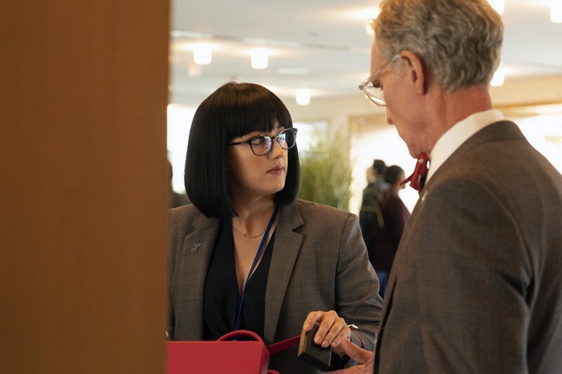 Ashley Johnson (Patterson), Bill Nye (Science Guy). – Bild: SBS Discovery Media