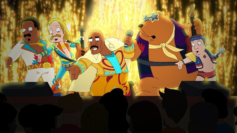 Cleveland Brown; Lester Krinklesac; LeVar Brown; Tim der Bär; Holt Richter – Bild: FOX