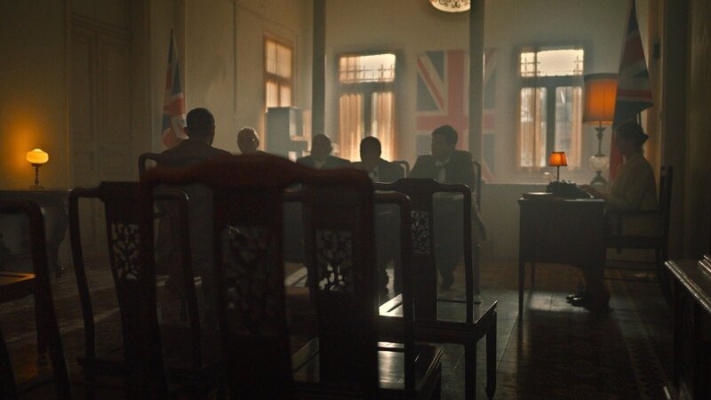 Nachgestellte Szene der  Peel-Kommission 1937. – Bild: RTL /​ ©NGI Productions