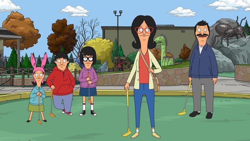 v.li.: Louise, Gene, Tina, Linda, Bob – Bild: Paramount /​ BOB’S BURGERS © 2022 by 20th Television