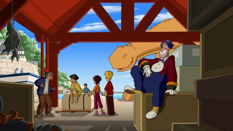 Große Freude bei den Mitgliedern des Zirkus Hamilton: Endlich ist auch Tom eingetroffen. – Bild: ZDF