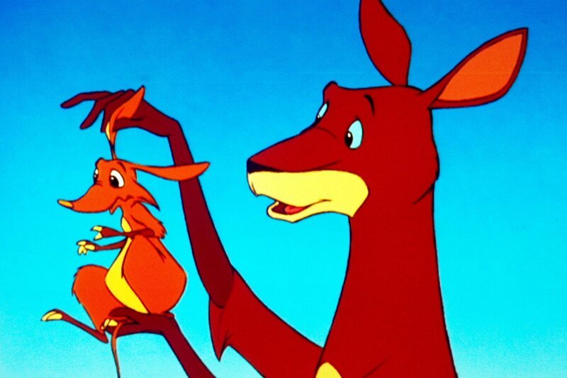 „Noahs Insel“, „Ein Eisbär in der Wüste.“ – Beschreibung der Handlung: die Strömung hat Noahs Insel vor die australische Küste getrieben; Känguru Bumera besucht die Bandikuts; Missverständnisse mit weißem Bär und Fiesel-Miesel. – Bild: ORF