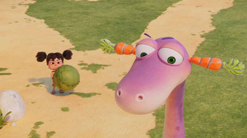 Minus Drei und Lucy sind beide nicht angetan vom Gesang von Frau Krätzig. – Bild: M.A.R.K.13, TRIKK17, ZD /​ ZDF, Fabrique d’image