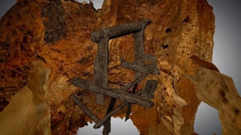 Die Zukunft der Archäologie: Mit Hilfe von Fotos und Laserscans entstehen am Computer hochauflösende 3D-Modelle historischer Stollen. – Bild: ZDF und Simon Todorov