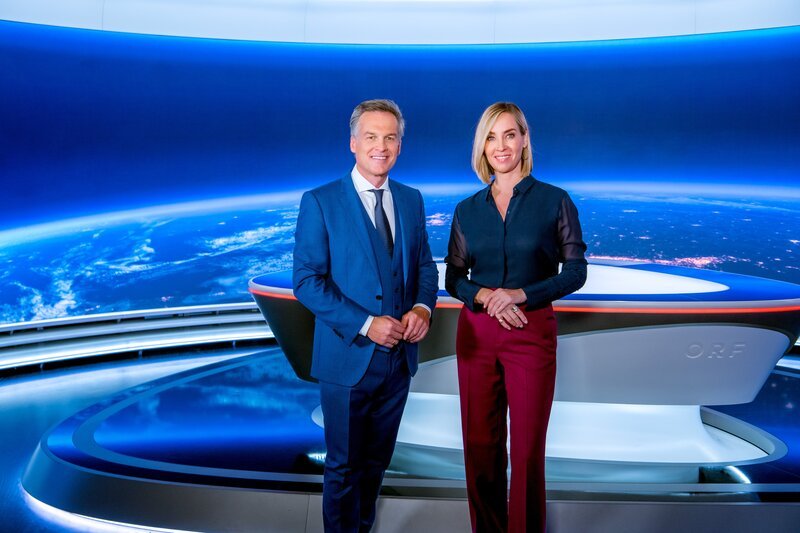 Tarek Leitner und Nadja Bernhard – Bild: Thomas Ramstorfer /​ ORF