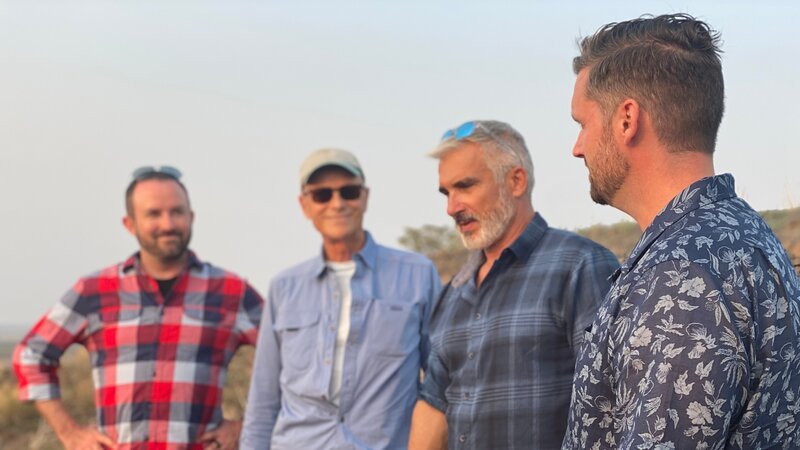 Terry Delonas, Alex Alonso, Daniel Delonas und Jonathan Cannon am Standort Trinity. – Bild: Discovery Communications LLC