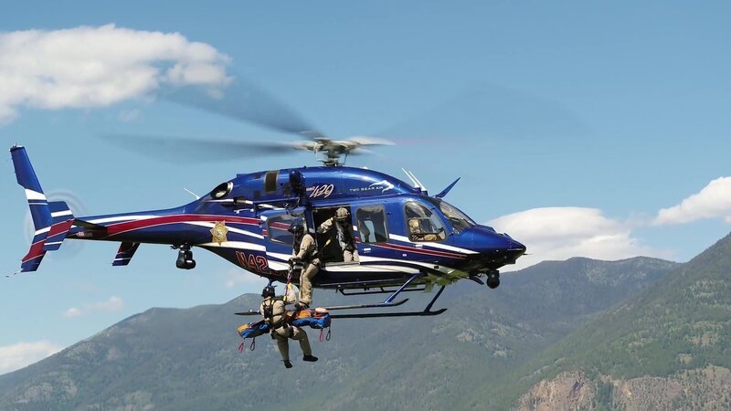 Die Bell 429 ist ein vielseitiger Hubschrauber und wird seit 2008 in Kanada gebaut. – Bild: Mentor Media Film und TV Produktion UG/​WeltN24 GmbH