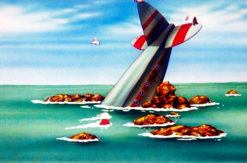 „Noahs Insel“, „Ein Gorilla namens Gerti.“ Noah und seine Freunde stehen kurz vor dem Ende ihrer langen Reise. Ihre schwimmende Insel treibt in den Gewässern vor Diamantina, dem menschenleeren Paradies am südlichen Ende der Welt. Trotzdem ist die Stimmung unter den Tieren alles andere als rosig. Die Besatzung ist vor Hunger und Kälte am Ende ihrer Kräfte, Korallenriffs versperren den Weg zum Ziel und Mammut Almut ist krank. Nur Mammut Helmut weiß, dass die alte Dame glaubt, sie müsse sterben, sobald sie Diamantina erreichen. Als auch noch ein Flugzeug nahe der Insel ins Meer stürzt, murren selbst Noahs beste Freunde. Keine Menschen auf Diamantina – das hatte Noah ihnen doch versprochen. Doch die menschlichen Flugzeuginsassen sind fort. Während Noah und Kummer-Walross einen weiblichen Gorilla aus dem Wrack retten, ändert Noahs Insel plötzlich ihren Kurs: Helmut will seine Almut retten und steuert direkt in die starke Meeresströmung, die sie weit weg von Diamantina bringt. – Bild: ORF