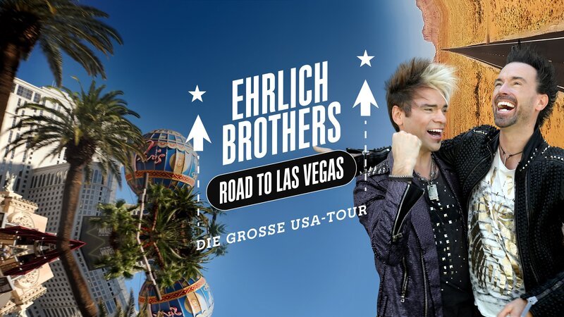 Logo „Ehrlich Brothers Road to Las Vegas – die große USA-Tour“ – Bild: ZDF und Agentur Vielfein