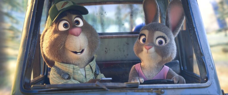 l-r: Stu Hoops (Don Lake), Bonnie Hopps (Bonnie Hunt) – Bild: Disney