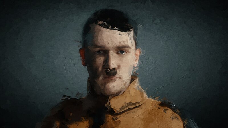 „Graphic Novel als Stilmittel“: Wichtiger formaler Bestandteil der dreiteiligen Doku-Reihe „Hitlers Macht“ sind Graphic-Novel-Elemente, die Schlüsselmomente darstellen sollen, die nicht als Foto oder Bewegtbild vorliegen. – Bild: ZDF und Christian Michelmann /​ The History Channel