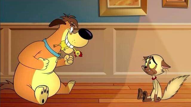 v.li.: Harold, Friendless Sven the Destroyer, Chester – Bild: Boomerang (DE) /​ Warner Bros. Entertainment Inc.