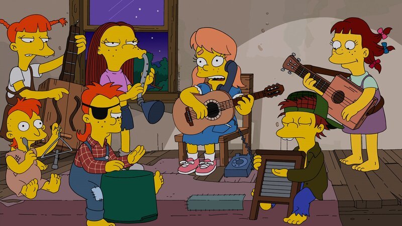 Mary Spuckler (3.v.r.) hat einen ganz besonderen Song für Bart … – Bild: Twentieth Century Fox Film Corporation