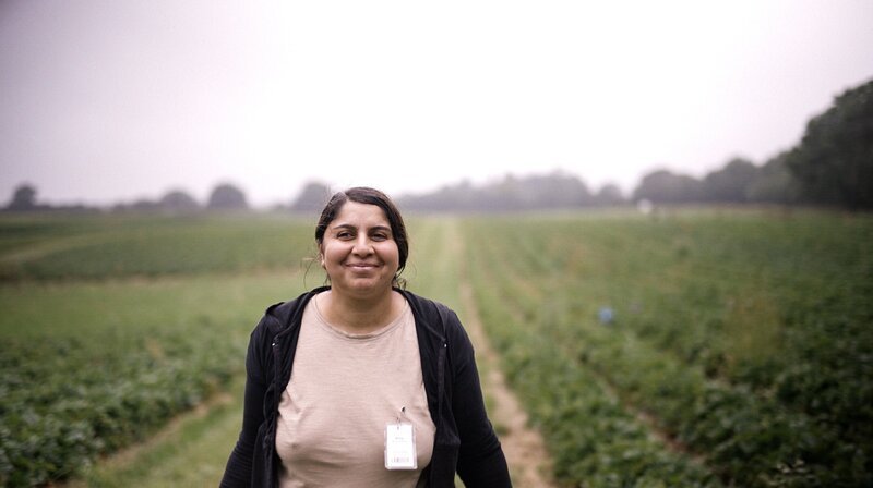 Ana möchte dieses Jahr zum letzten Mal als Saisonarbeiterin in Deutschland sein. – Bild: NDR