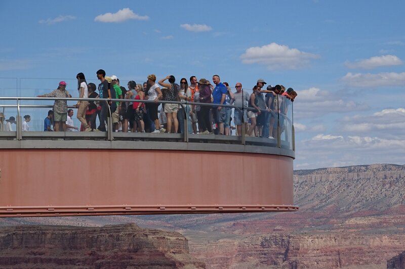 Der Grand Canyon Skywalk – Bild: CC0 Public Domain