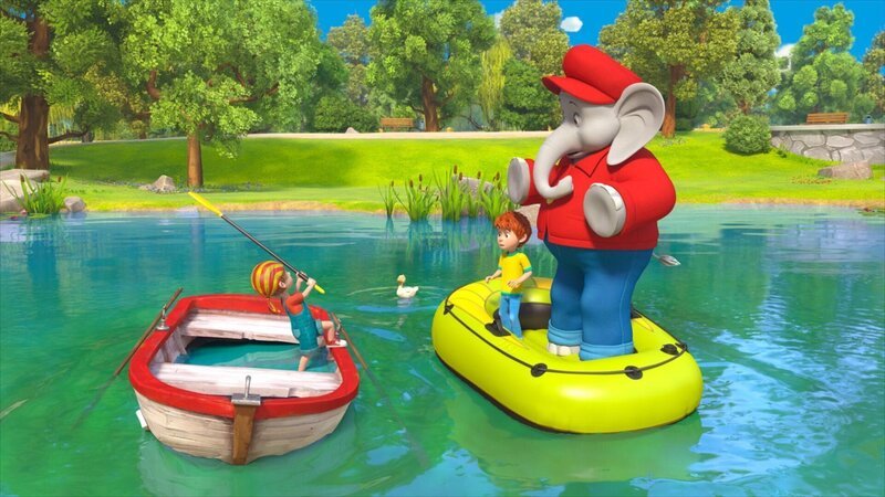 Benjamin und Otto – Bild: SUPER RTL /​ Das knallgrüne Gummiboot