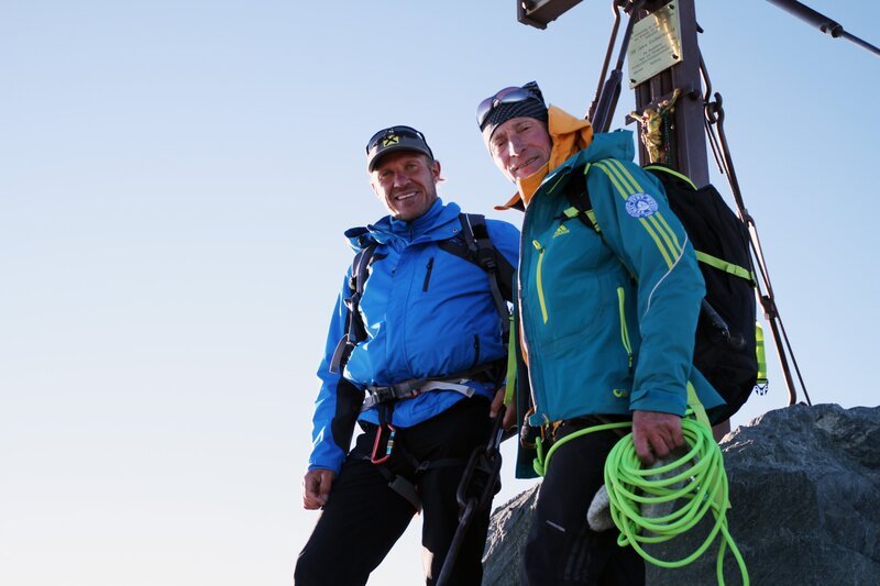 v.li.: Hermann Maier, Johann Rogl. – Bild: ORF/Günther Pichlkostner v.li.: Hermann Maier, Johann Rogl. – Bild: ORF/Günther Pichlkostner