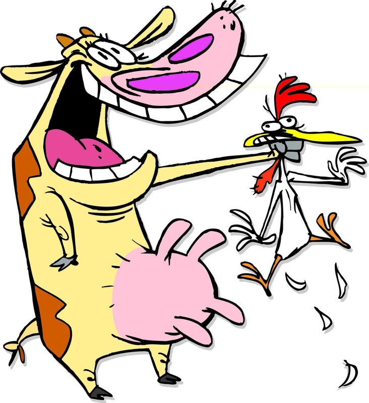 Those surreal siblings are back in more new episodes. It’s a tough old life when you’re a twelve-year-old chicken with a baby sister who’s a 460lb cow. Chicken’s constant quest to assert himself lands him in scrape after scrape, only to be saved by Cow and her Spanish speaking alter ego, ‚Super Cow‘. For further information please contact: Matthijs Spits Tel: (0) 70 32 41 041 or E-mail: exelcom@wxs.nl – Bild: Turner Broadcasting System