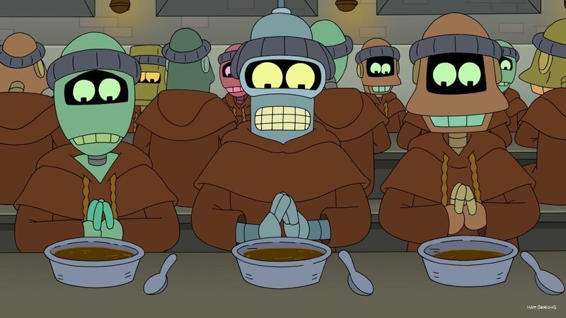 Fühlt sich nicht wohl in seiner neuen Umgebung: Bender (M.) … – Bild: Twentieth Century Fox Film Corporation. All rights reserved. Lizenzbild frei