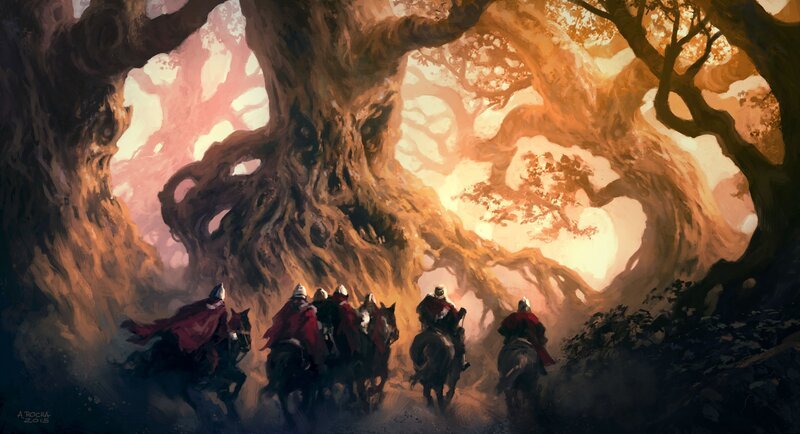 Soldiers passing through the cursed forest – Bild: THE HISTORY CHANNEL