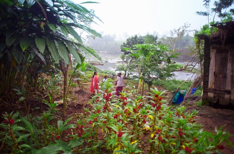Shiva Priya und ihre Familie leben direkt am Periyar, einem der wichtigsten Wasserläufe Südindiens. – Bild: Peter Moers