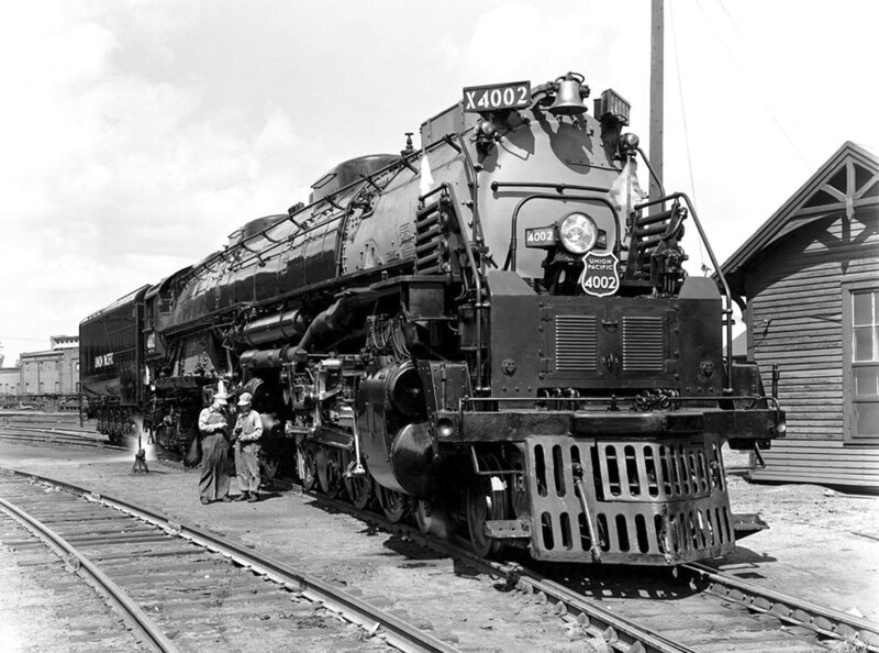 Big Boy X 4002, brandneu im Jahre 1941 in Cheyenne/​Wyoming. – Bild: SWR/​Ehrenberger Collection