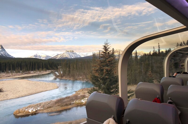 Ausblick aus dem Zug „Rocky Mountaineer“ in der kanadischen Provinz British Columbia. – Bild: HR/​Markus Cebulla