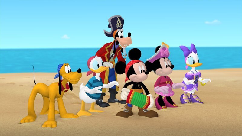 MICKEY MOUSE CLUBHOUSE – „Mickey’s Pirate Adventure“ – Disney Legend Dick Van Dyke guest stars as Goofy’s pirate grandpappy, Captain Goof-Beard, in a special music-filled episode of Disney Junior’s Emmy Award-nominated animated series „Mickey Mouse Clubhouse“. – Bild: Disney
