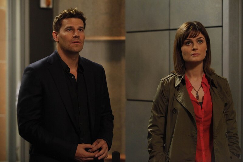 Sieben Monate nachdem Brennan (Emily Deschanel) und Booth (David Boreannaz) das Land und ihre Arbeitskollegen für eine einjährige Pause verlassen haben, werden sie von Caroline zurück ins Jeffersonian beordert. – Bild: Greg Gayne