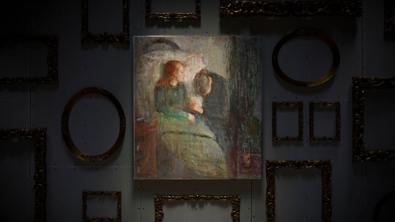 Edvard Munch, Das kranke Kind – Bild: Monster Films Wales /​ THE HISTORY CHANNEL