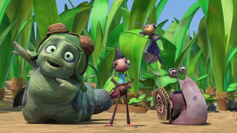 Die Doppelgänger der Insectibles ziehen eine miese Show ab. – Bild: KiKA/​One Animation PTE LTD.