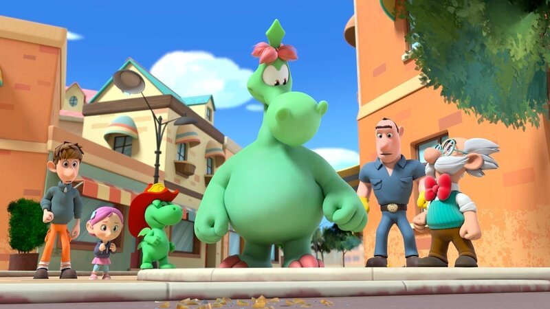 Das hätte nicht passieren dürfen – der Drachenstein ging zu Bruch! – Bild: MONDO TV Group /​ Pagot /​ Calidra /​ T2T