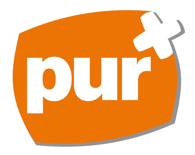 Sendungslogo „pur+“. – Bild: ZDF und corporate design