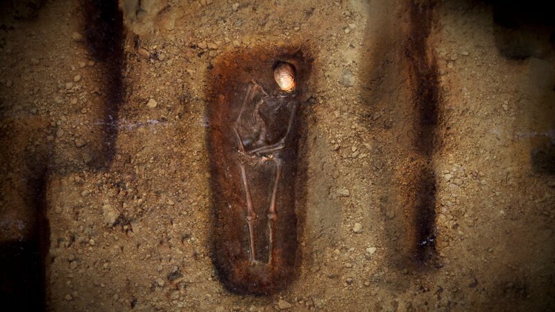 Angelsächsische Grabstätte – Bild: Monster Films Wales /​ THE HISTORY CHANNEL