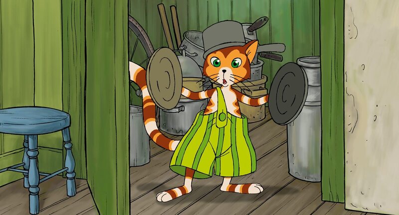 Der große Findus soll einen Kuchen backen; Szenenbild. – Bild: ZDF/​TV Loonland