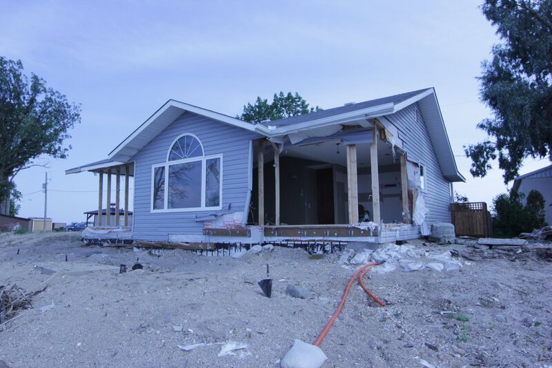 Lake Dauphin, Manitoba Canada: A destroyed home. – Bild: Sky Vision /​ National Geographic Channels