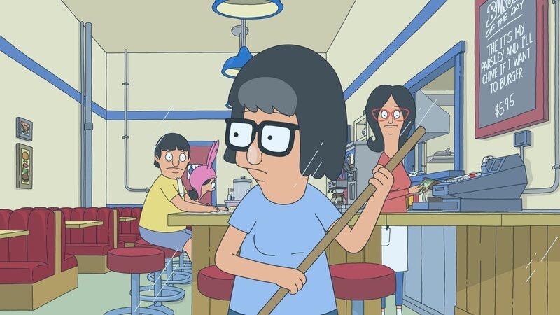 v.li.: Gene, Louise, Tina, Linda – Bild: Paramount /​ BOB’S BURGERS © 2023 by 20th Television