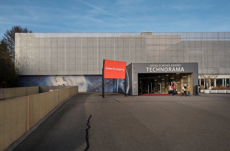 Technorama Winterthur – Außenansicht. – Bild: ZDF und SWR/​Dres Hubacher