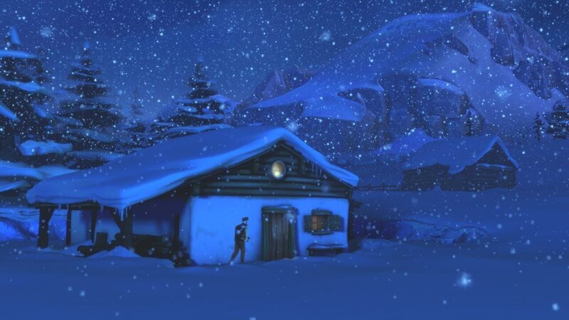 Seit Tagen schneit es. – Bild: KiKA