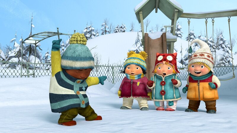 Die Freunde staunen über Jonas’ Tanzeinlage der besonderen Art. – Bild: KiKA/​carpediem Film & TV Inc.