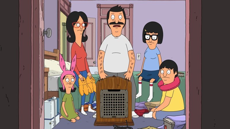 v.li.: Louise, Linda, Bob, Tina, Gene – Bild: Paramount /​ BOB’S BURGERS © 2023 by 20th Television