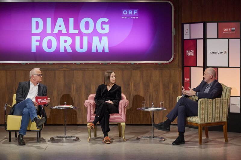 Klaus Unterberger, Fiona Fehlmann, Olaf Jandura. – Bild: ORF/​Klaus Titzer