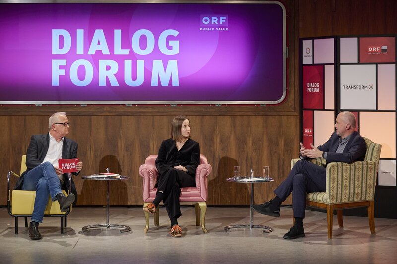 Klaus Unterberger, Fiona Fehlmann, Olaf Jandura. – Bild: ORF/​Klaus Titzer