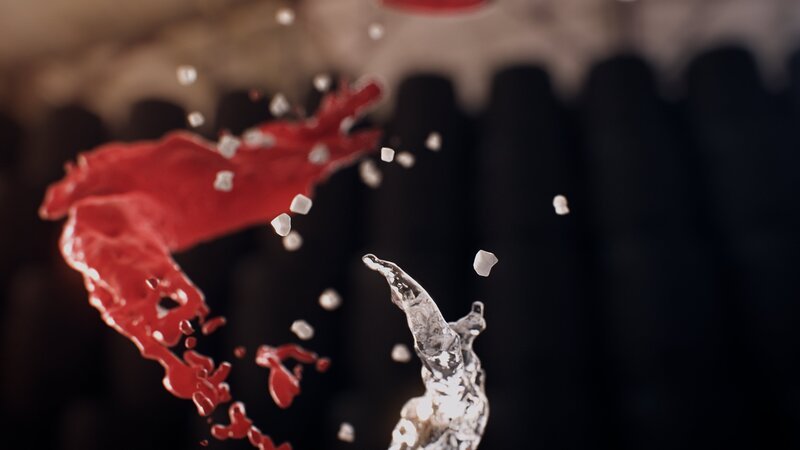 CGI image – hot sauce splashing – Bild: The National Geographic Channel