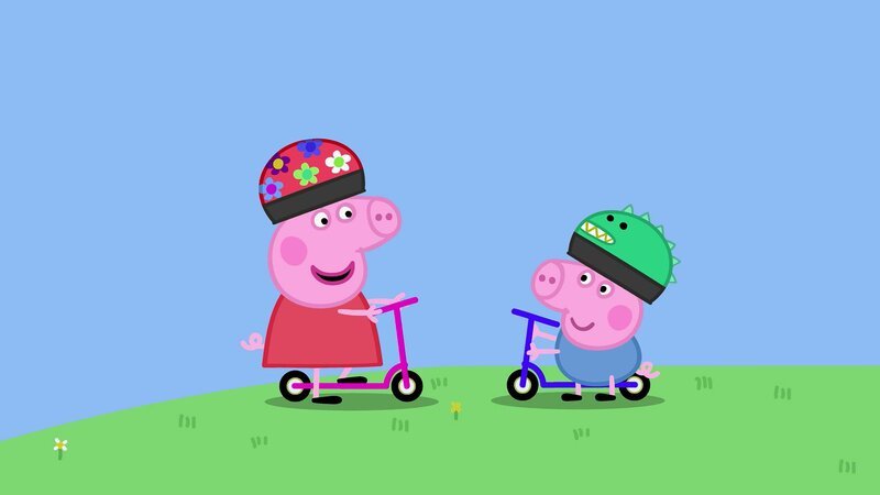 L-R: Peppa Pig, George Pig – Bild: Paramount