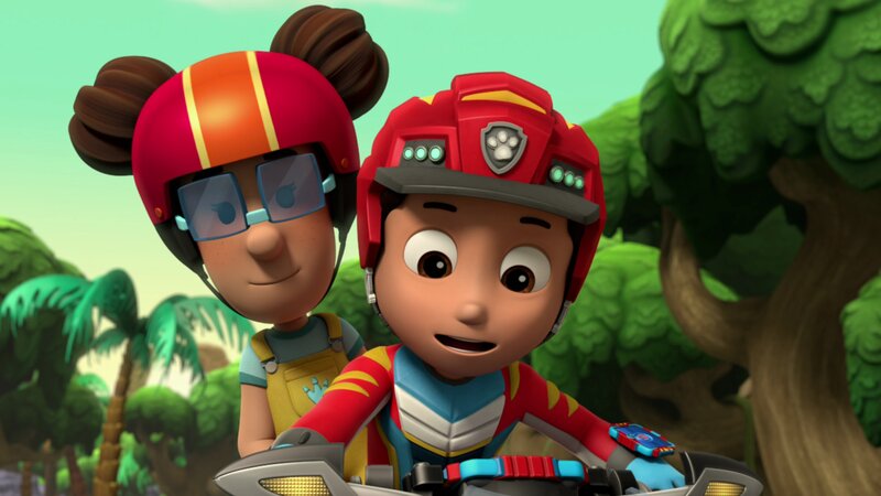 L-R: Taylor Turbot, Ryder – Bild: ANNÉE Spin Master PAW Productions Inc.