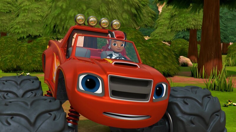 Blaze und AJ (oben) – Bild: Nickelodéon Junior