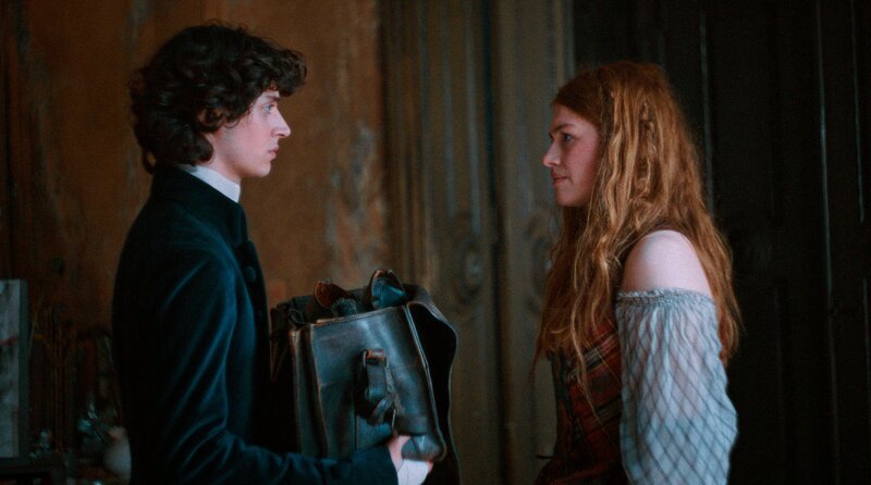 Wolfgang Amadeus (Eren M. Güvercin) und Constanze (Sonja Weißer) streiten sich. – Bild: WDR/​Story House Pictures GmbH