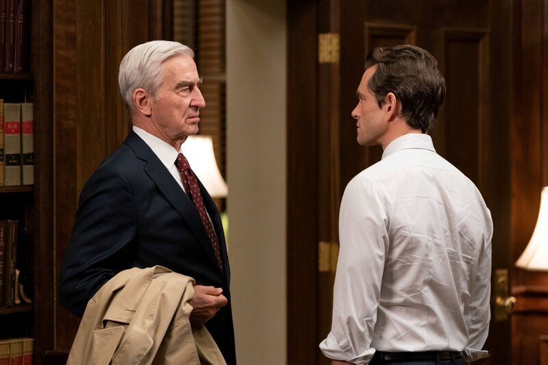 l-r: DA Jack McCoy (Sam Waterston), Detective Frank Cosgrove (Jeffrey Donovan) – Bild: Universal Television LLC