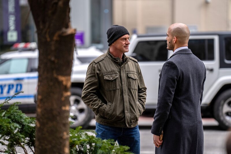 Pictured: (l-r) Chris Meloni as Det. Elliot Stabler, Sebastian Arroyo as Jessie Santos – Bild: Universal Television LLC